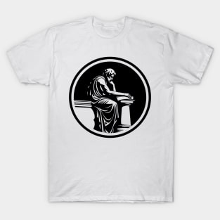 Minimalist philosopher icon T-Shirt